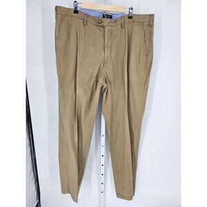 Nautica Men's Tuscan Tan The Beacon Business Casual Straight Pants Size 40x34